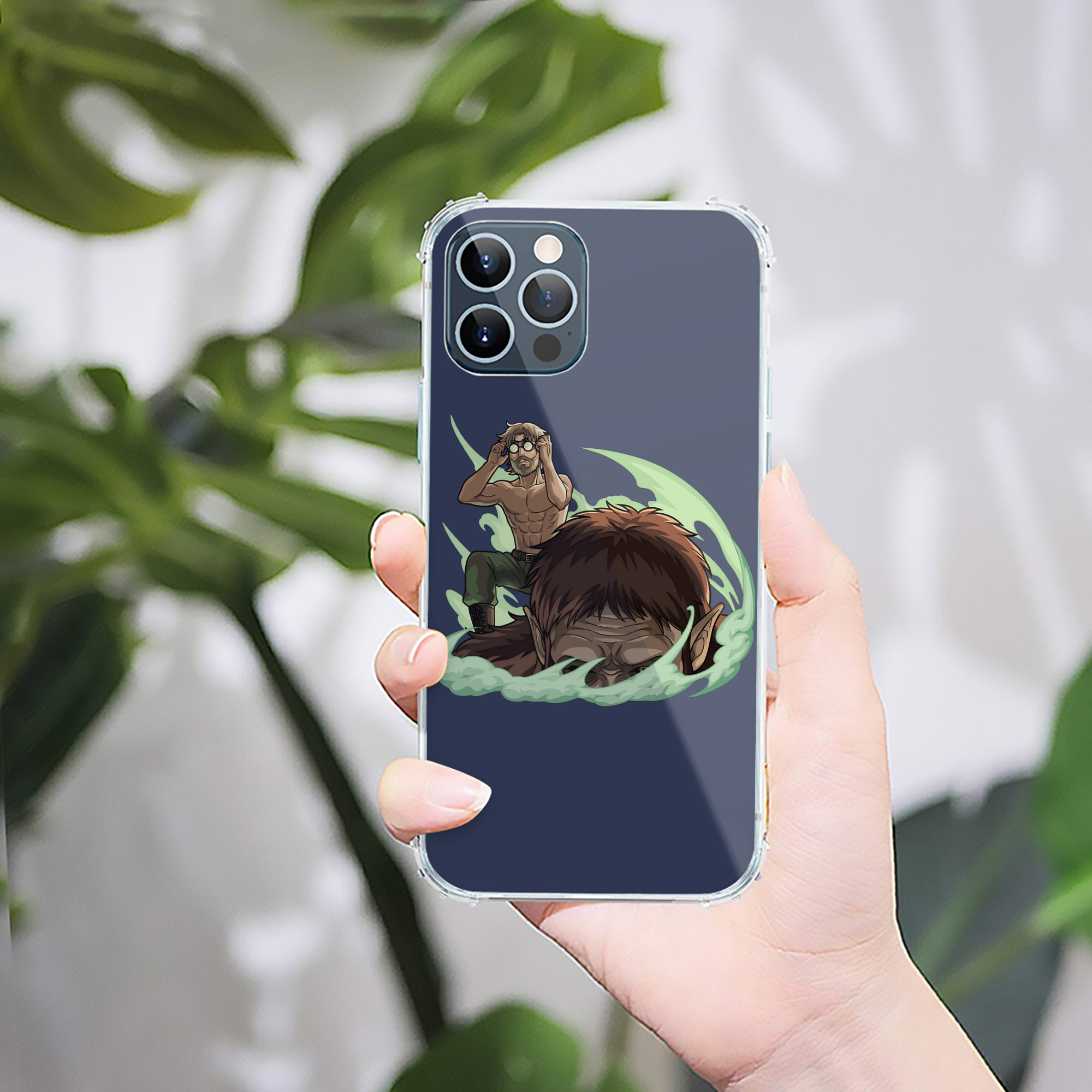 （画像用） 進撃の巨人 Attack on Titan 【iPhone 12シリーズ対応】透明スマホケース（クリアソフトケース）
